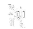 Samsung RFG298HDWP/XAA-01 left refrigerator door diagram