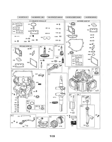 Cylinder/sump/crankshaft