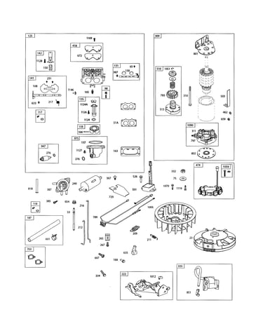 Carburetor/motor-starter