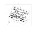 Samsung NX58K9850SG/AA-02 control box assembly diagram