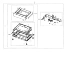Samsung NX58K9850SG/AA-02 drawer assembly diagram