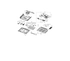 Samsung NX58K9850SG/AA-02 cooktop assembly diagram