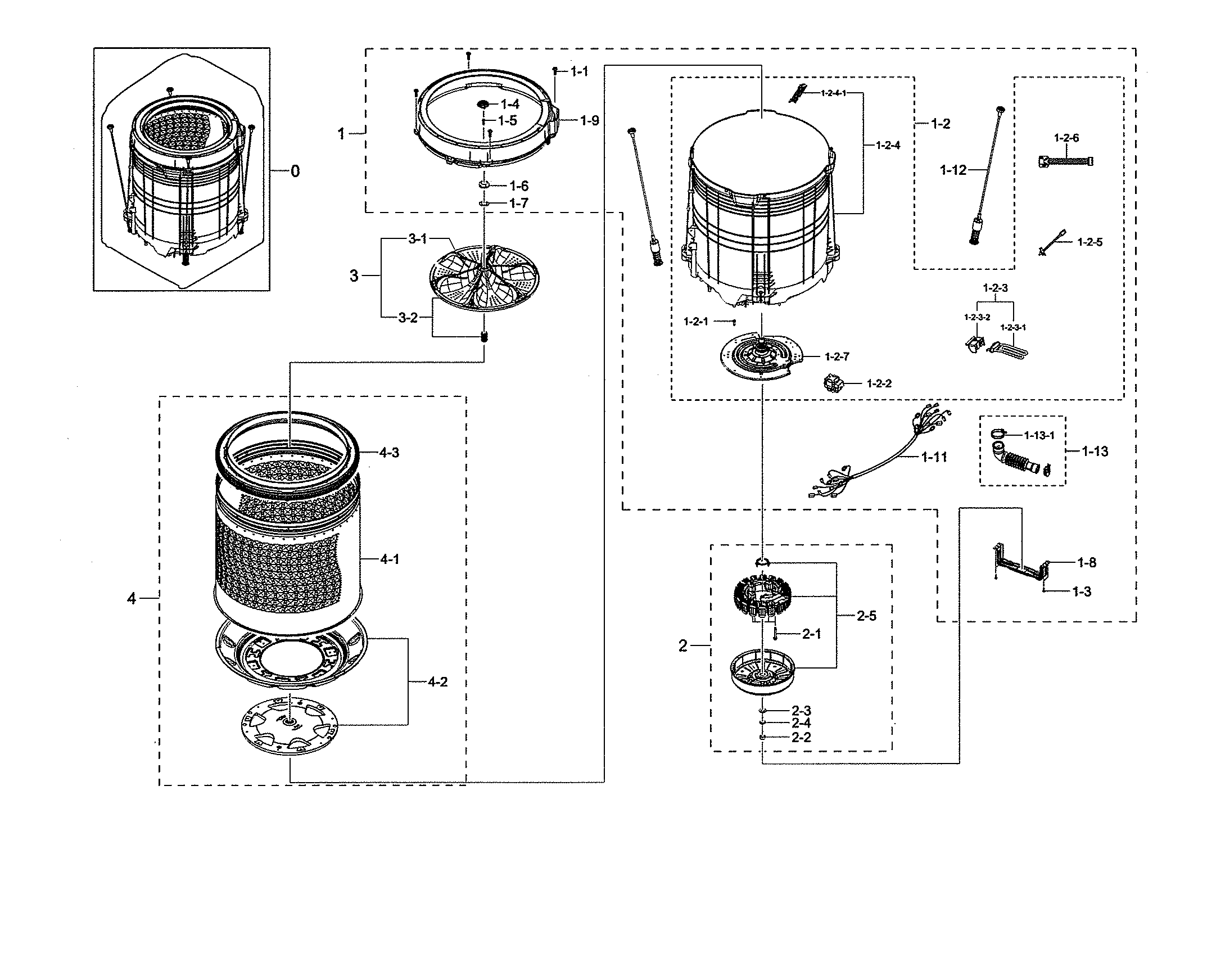 Tub parts