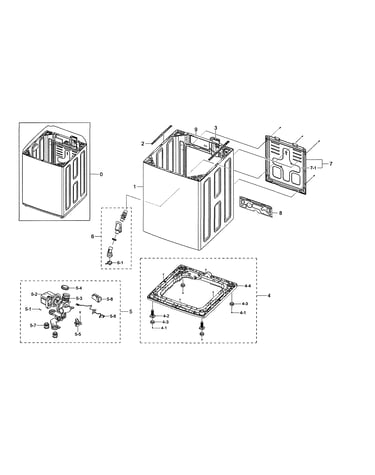 Frame case parts
