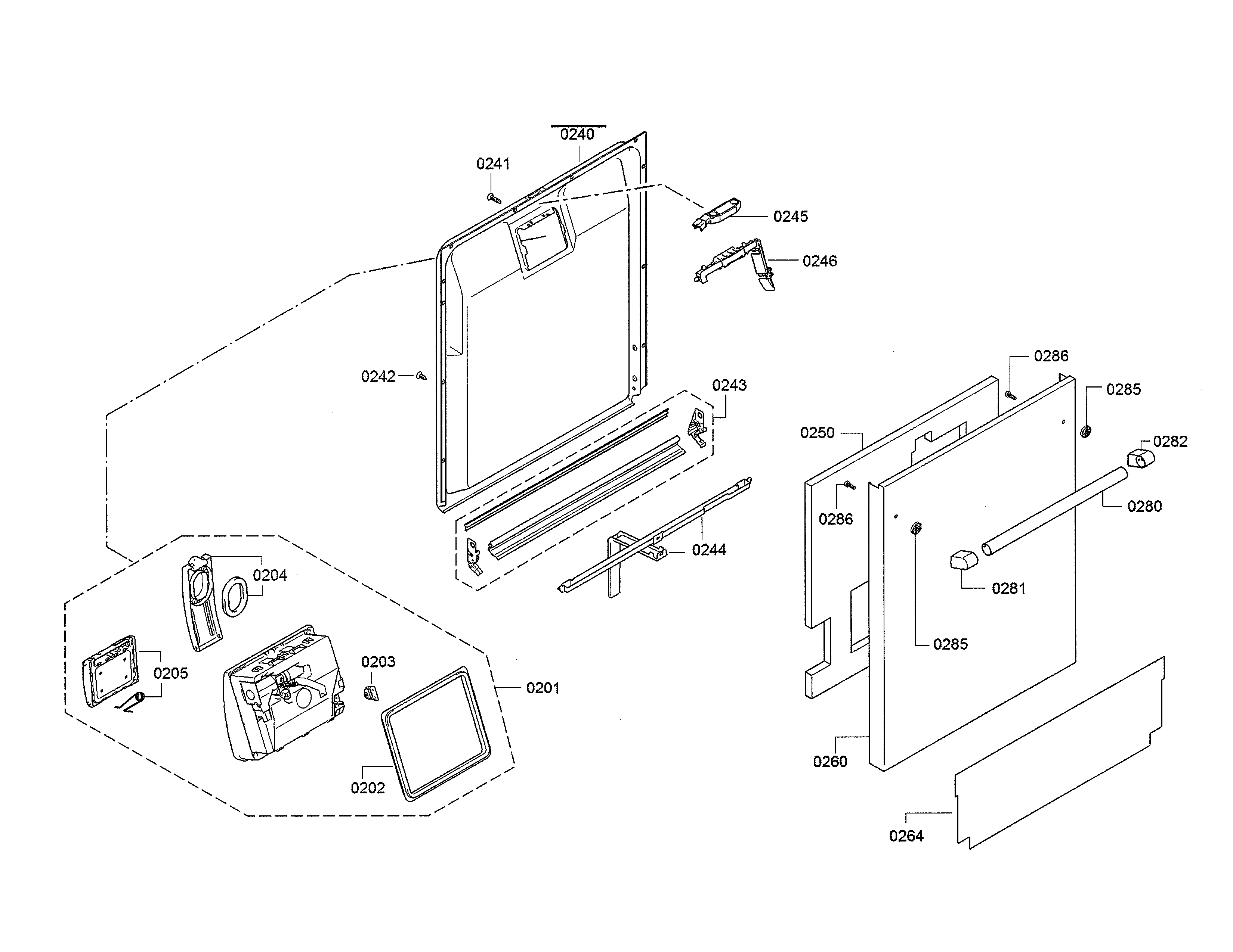 Door/dispenser
