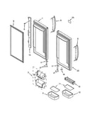 Refrigerator door