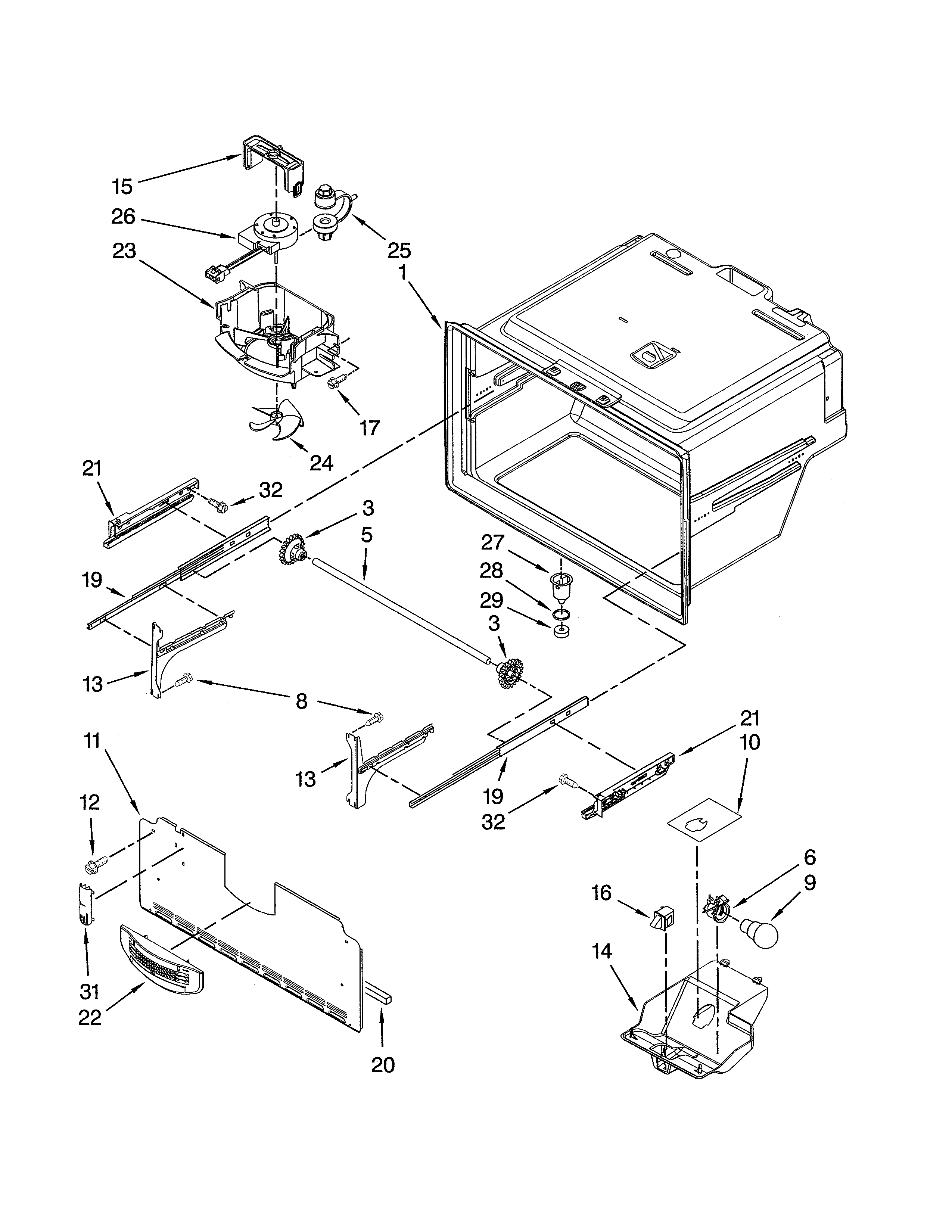 Freezer liner