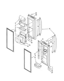 Refrigerator door