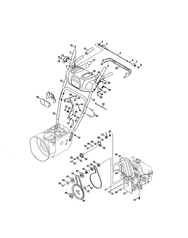 Upper handle/handle panel