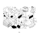 Craftsman 944101761 engine/housing/handle diagram