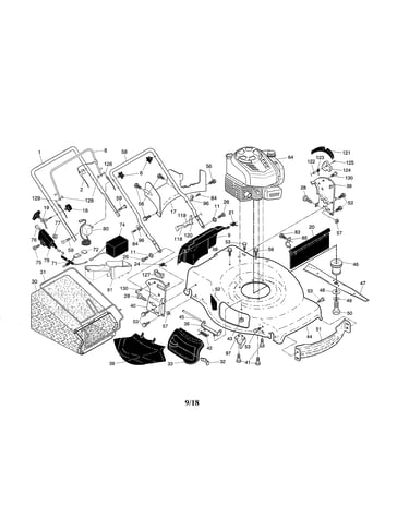 Engine/housing/handle