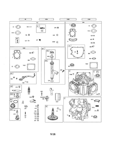 Cylinder/sump/gasket set