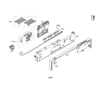 Bosch SHX45P05UC/57 controller unit/facia panel diagram