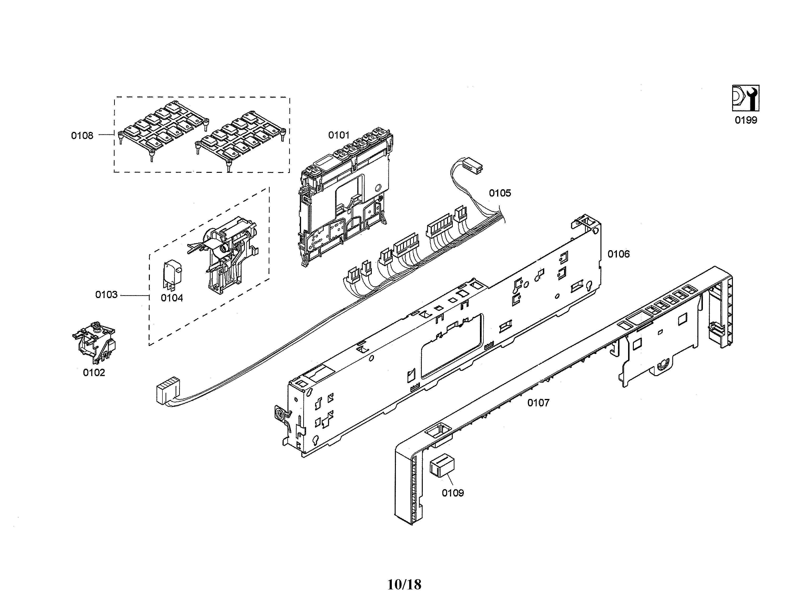 Controller unit/facia panel