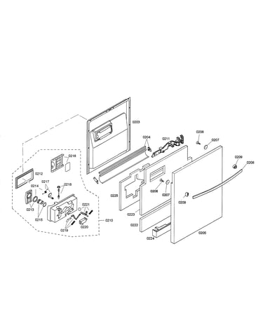 Door/dispenser