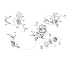 Bosch SHX45P05UC/57 heater/water inlet/pump diagram