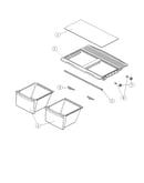 Crisper shelf & accessories