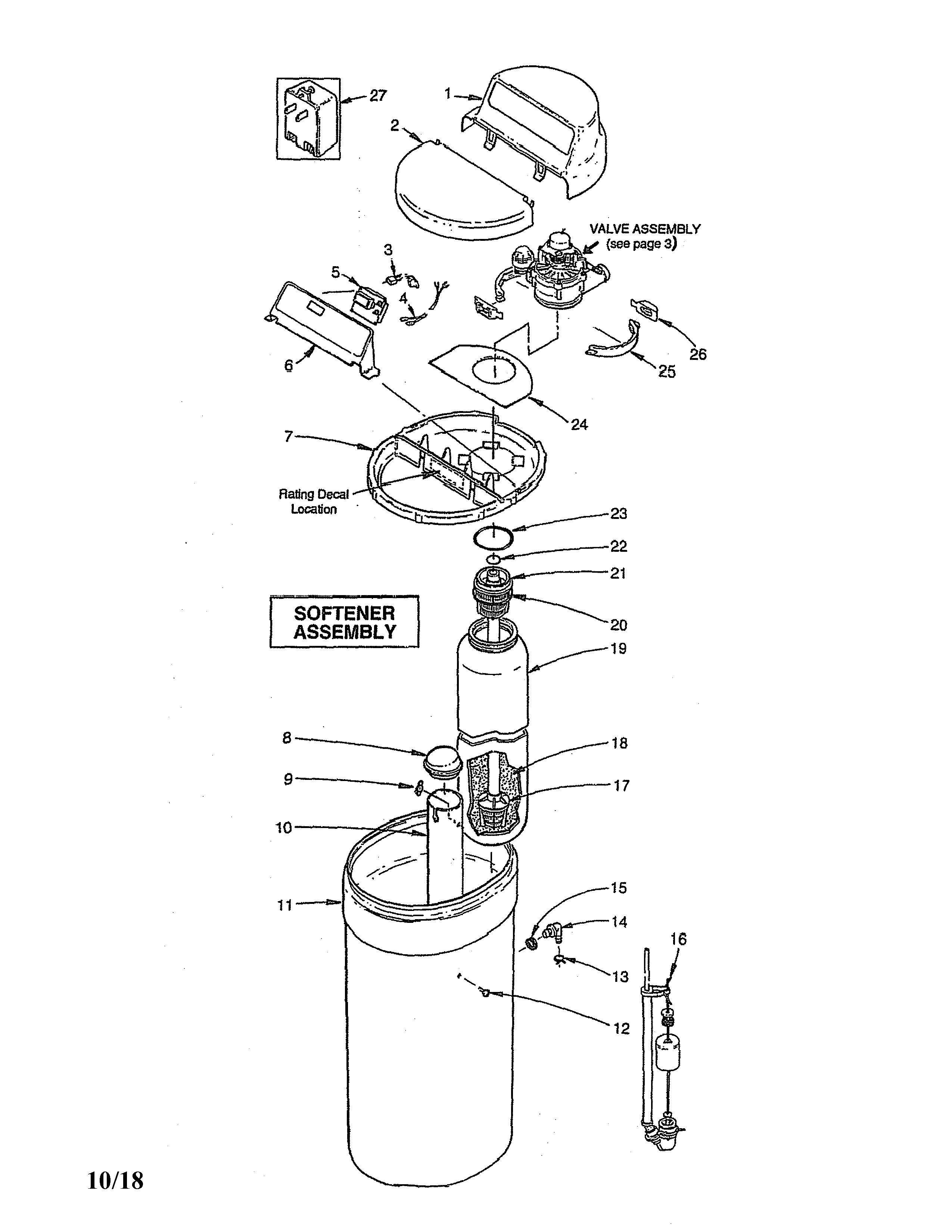 SOFTENER ASSEMBLY