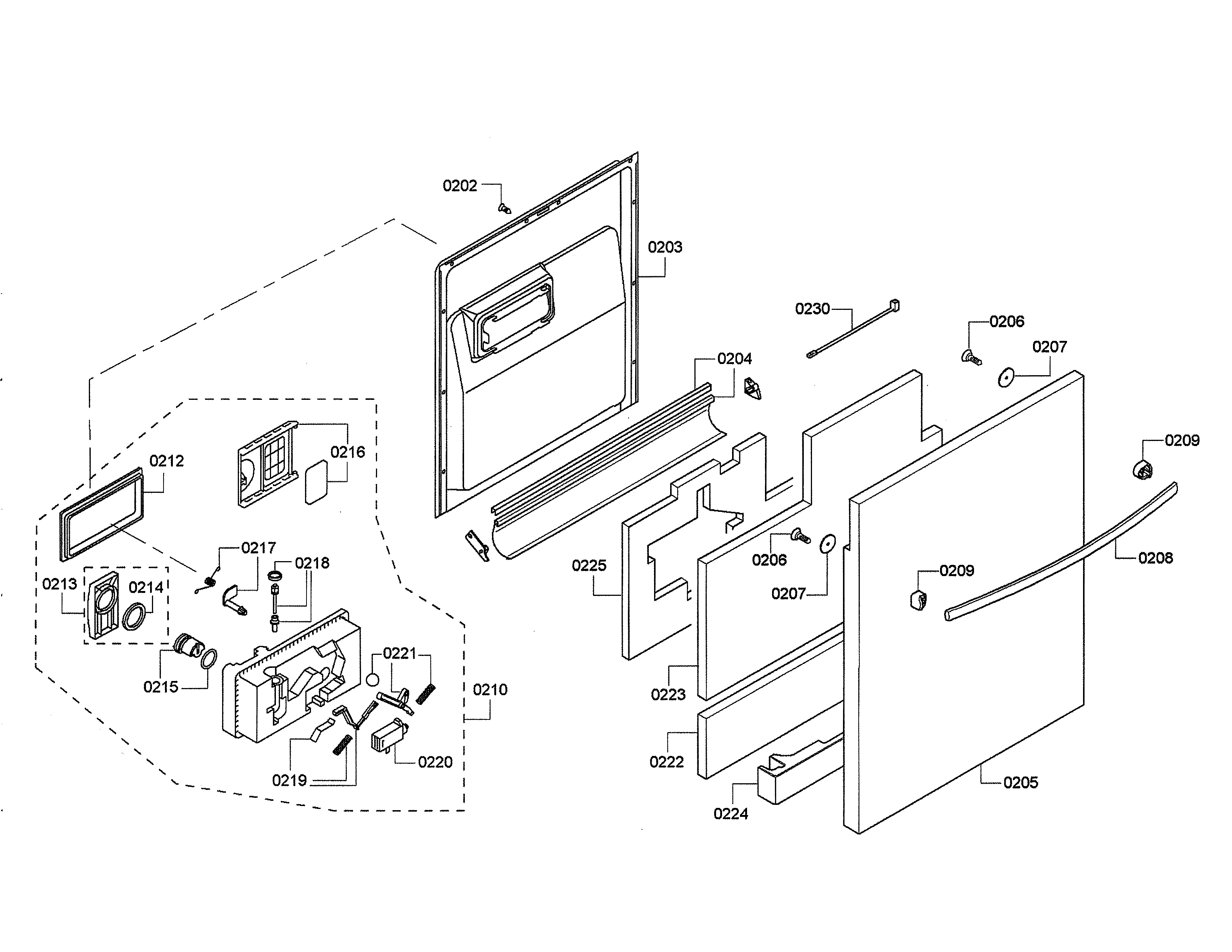 DOOR/DISPENSER