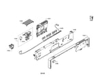 Bosch SHX45P05UC/64 controller unit/fascia panel diagram