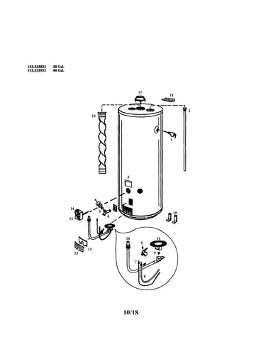 Gas water heater