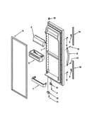 Refrigerator door