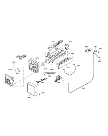 Ice maker/motor