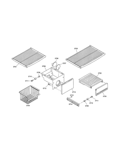 Wire shelf/ice container