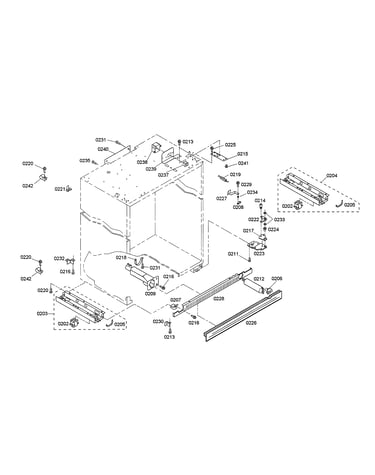 Water filter housing/rollers