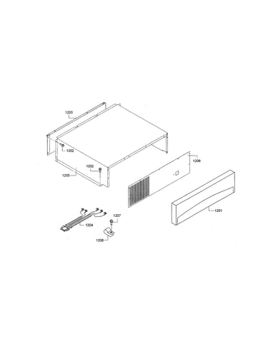 Wire assembly/top grill