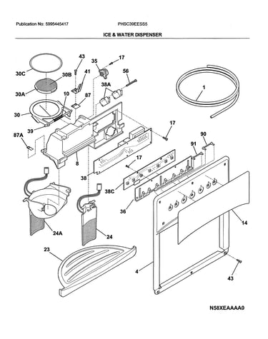 Ice & water dispenser