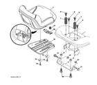 Craftsman 960420219 seat assembly diagram