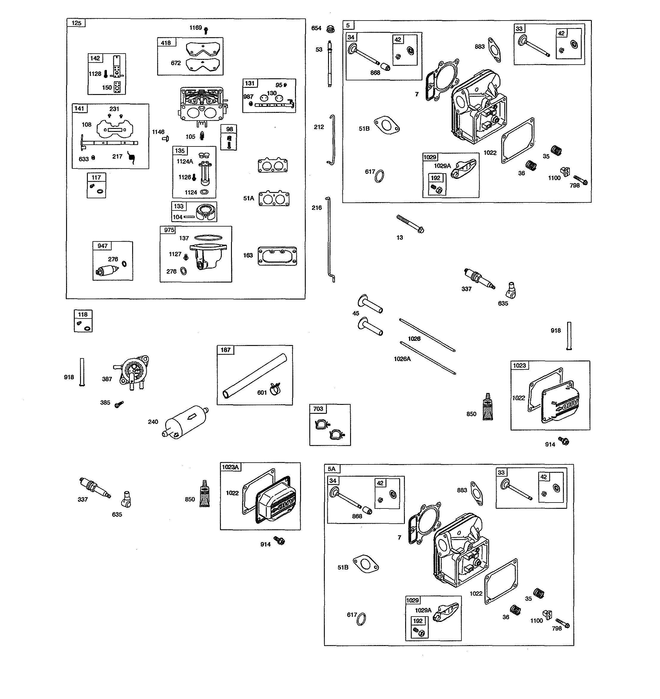 Carburetor/head-cylinder