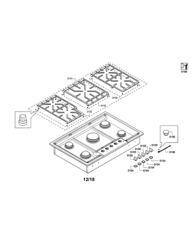 Grates/knobs