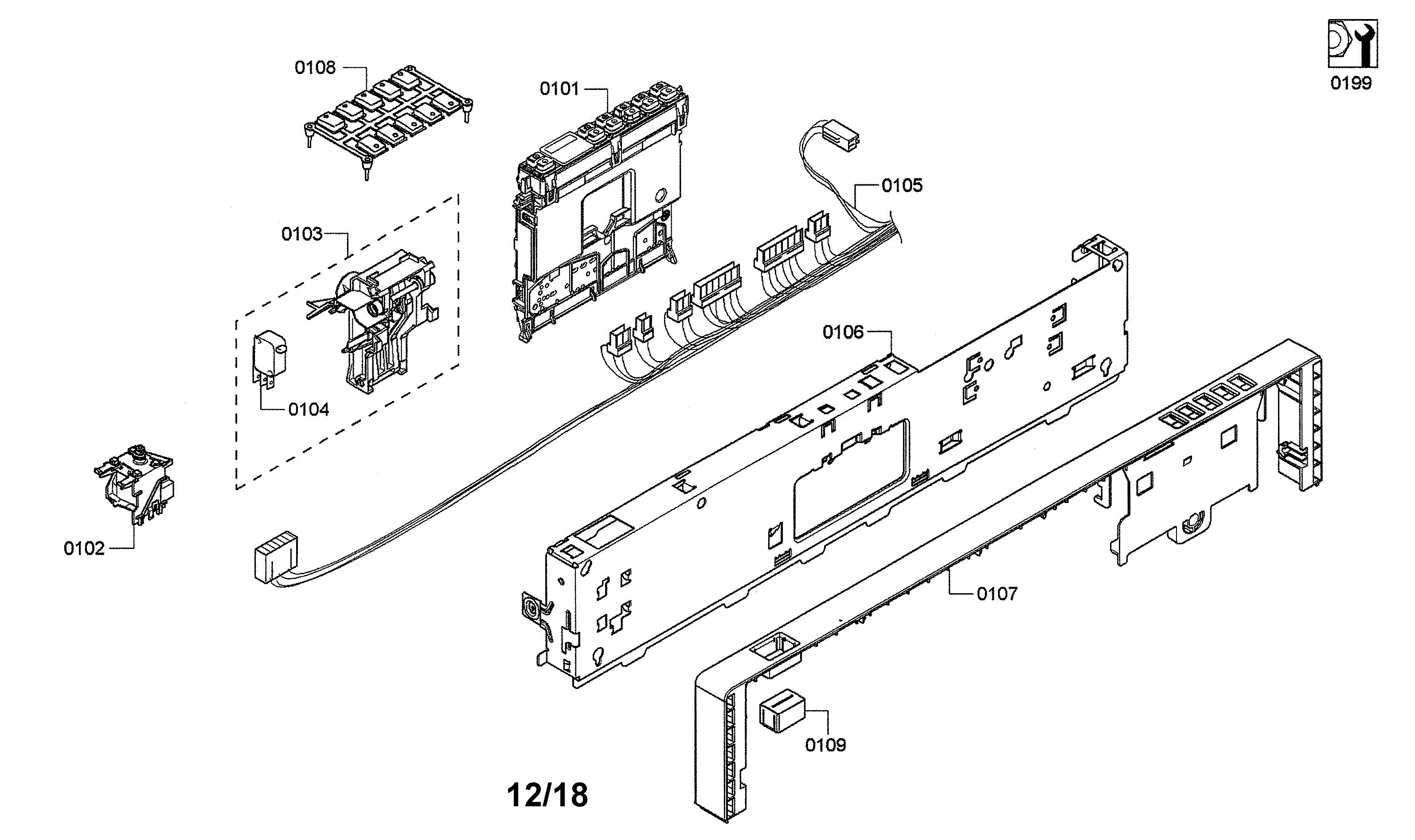 Control unit/console frame