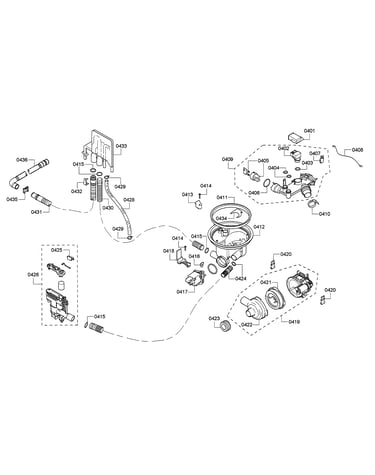 Pump/heater/sump