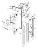 Left refrigerator door