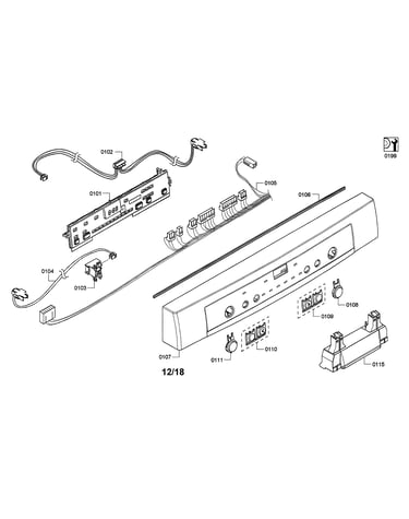 Control module/main wire harness