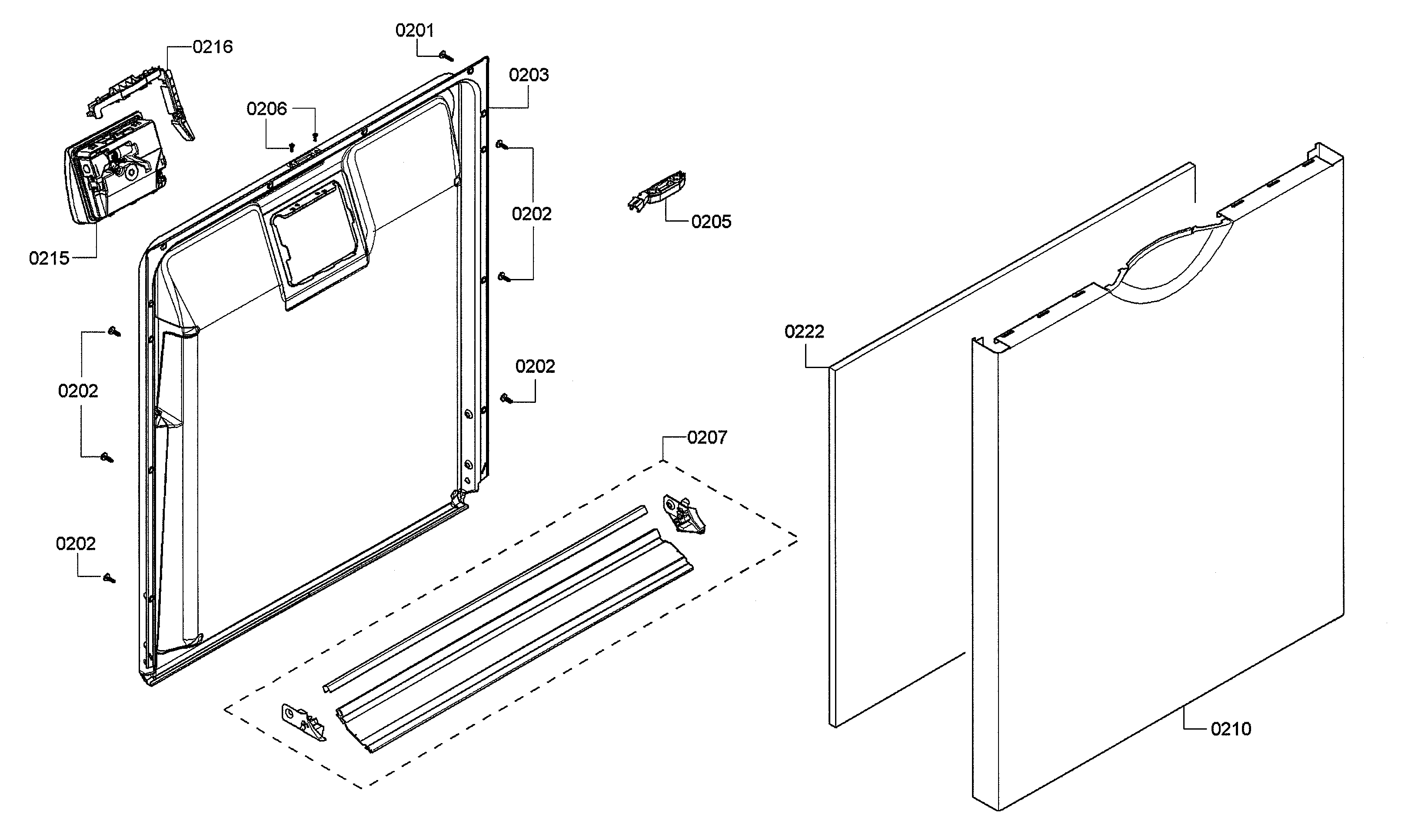 Door/dispenser