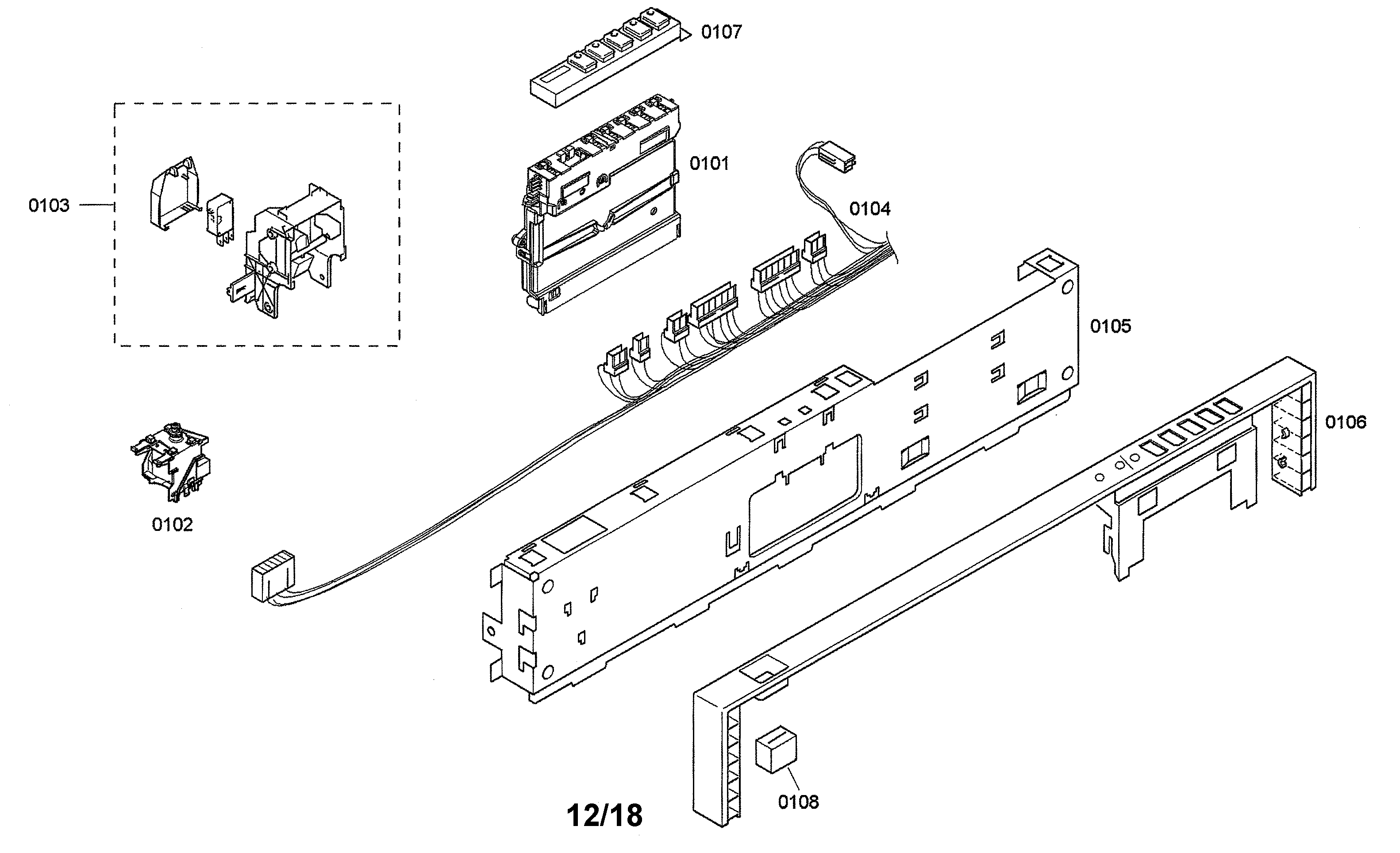 Control module/wire harness