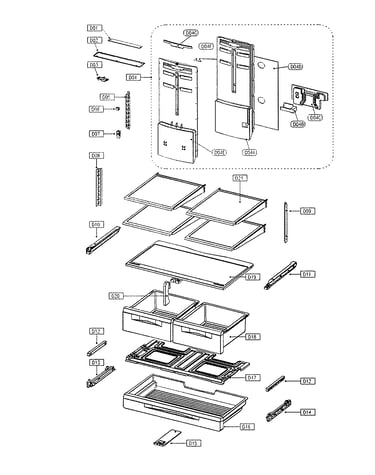 Refrigerator section