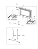 Freezer door & handles