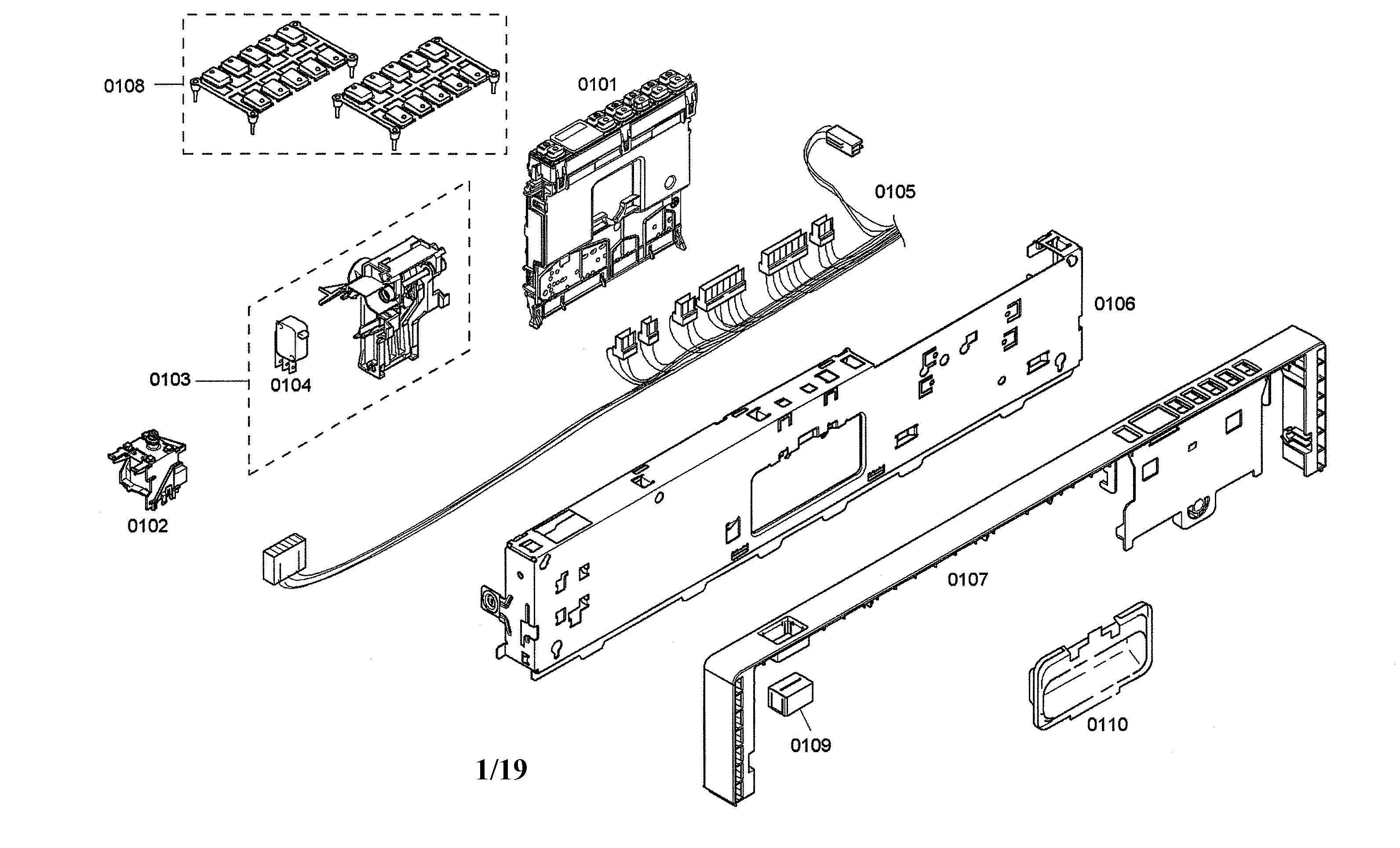 Panel-facia/control unit