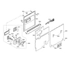 Bosch SHV45M03UC/50 door/dispenser diagram
