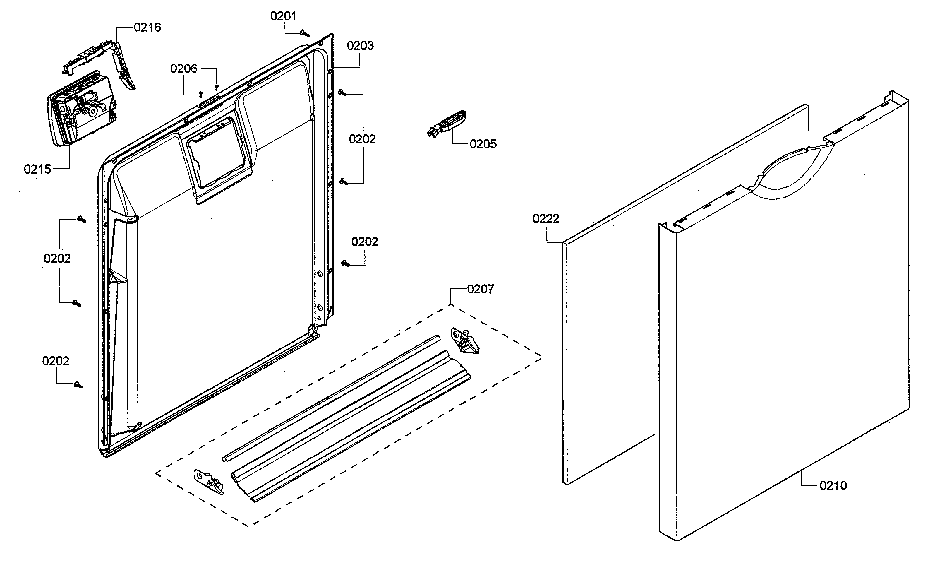 Door/dispenser