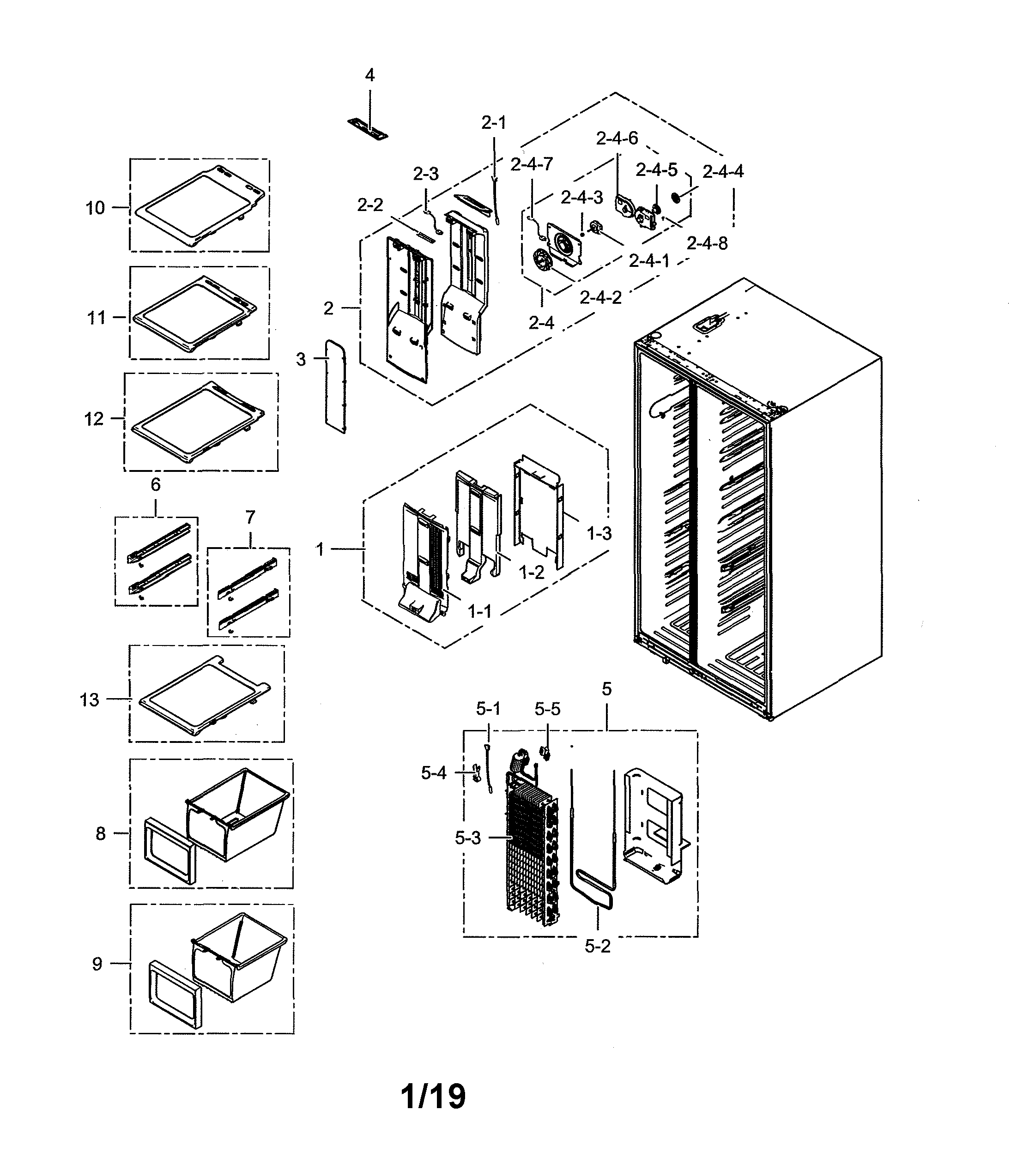Freezer section