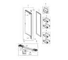 Samsung RS267TDWP/XAA-01 refrigerator door diagram