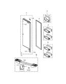 Refrigerator door