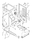Dryer cabinet & motor parts