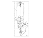 Whirlpool LTG6234DQ0 brake & drive tube parts diagram